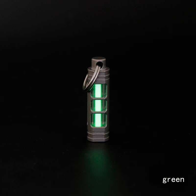 Titanium Tritium Lantern Keychain