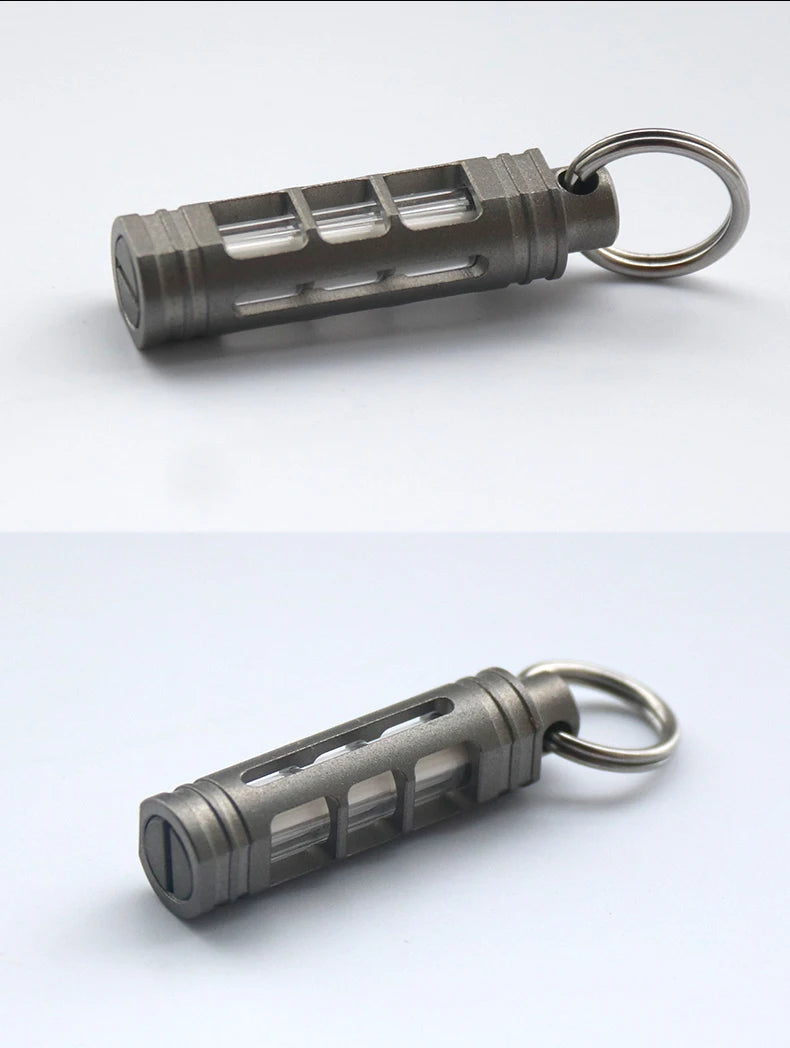 Titanium Tritium Lantern Keychain