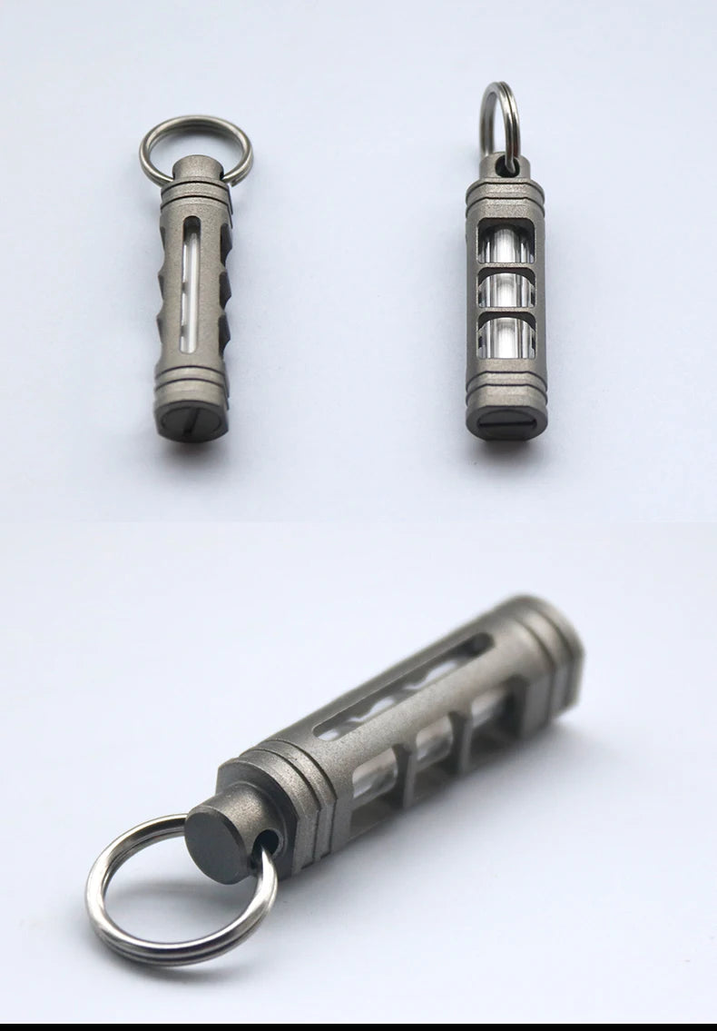 Titanium Tritium Lantern Keychain