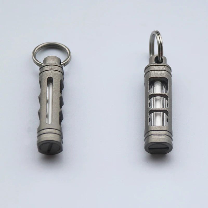 Titanium Tritium Lantern Keychain